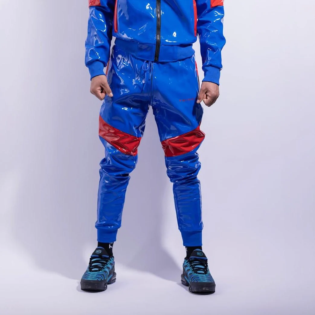 Twink X Datemate Pants, Blue/Red