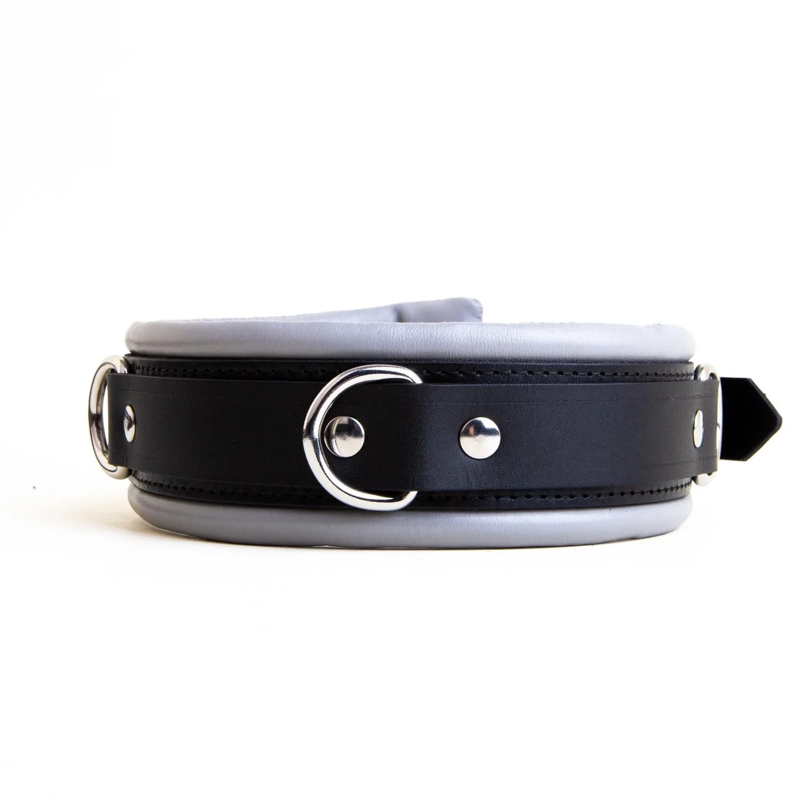 Padded Leather Collar 5cm - Image 3
