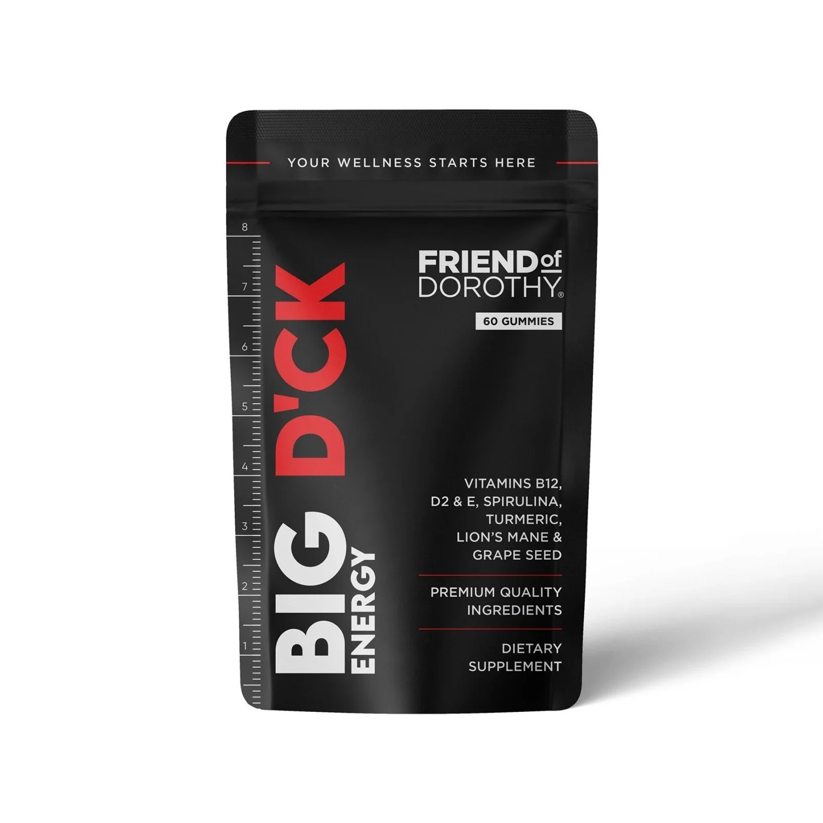 Friend of Dorothy Big D'ck Energy, Energy Booster, 1 Month Pouch